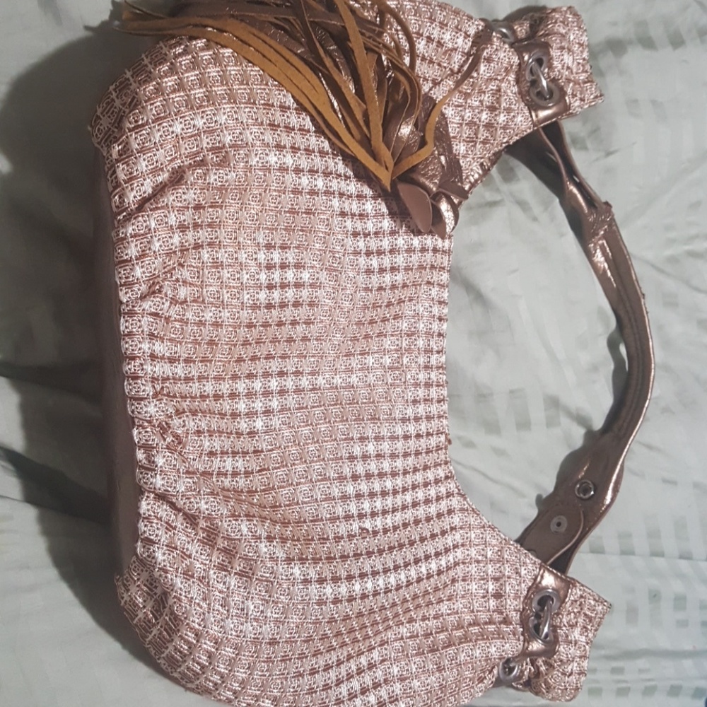 bronze purse